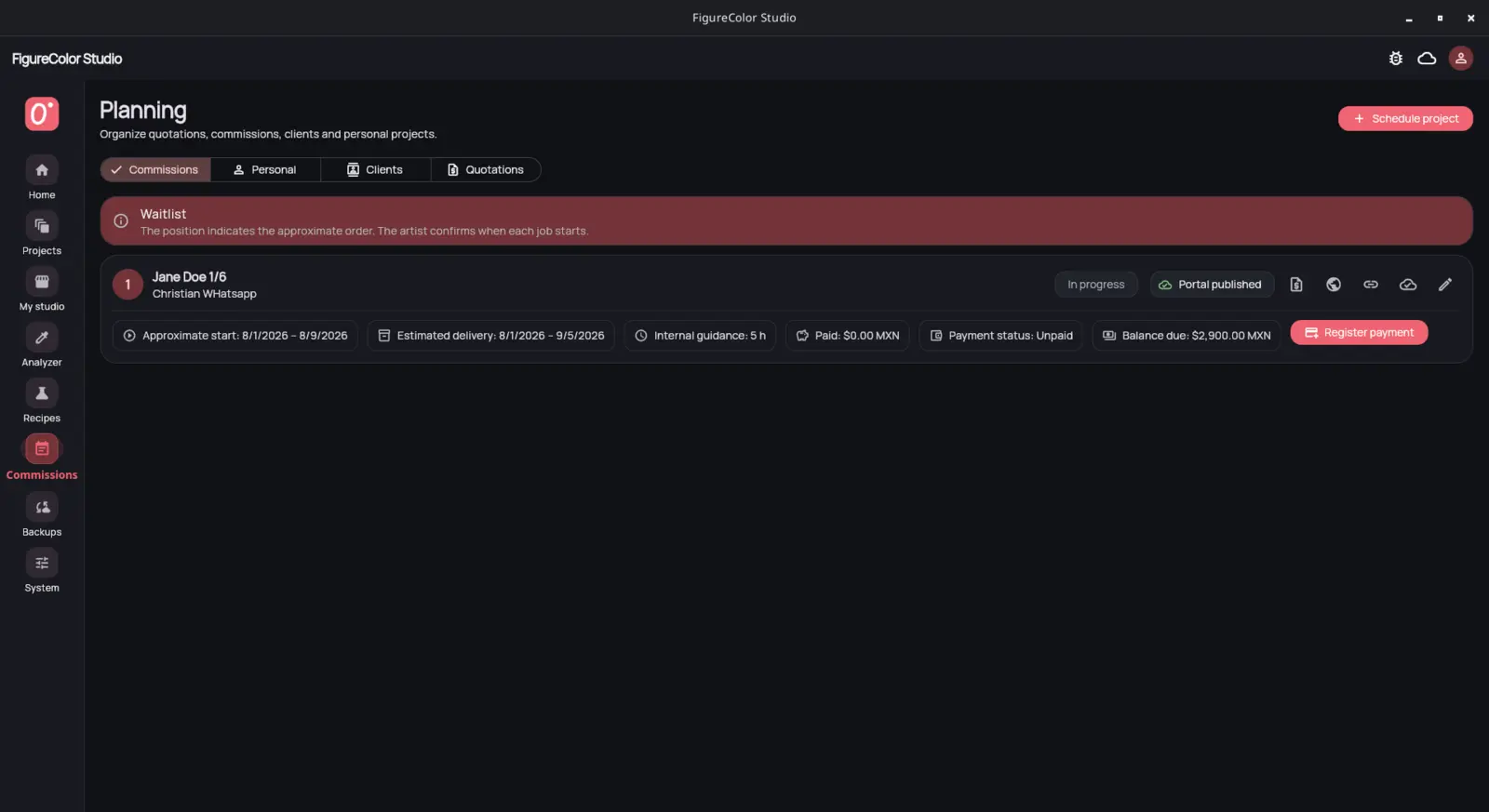 Portal de cliente